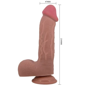 PRETTY LOVE  libiseva NAHA SERIA REALISTLIK DILDO libiseva NAHA IMUPASSIGA PRUUN 23,4 CM
